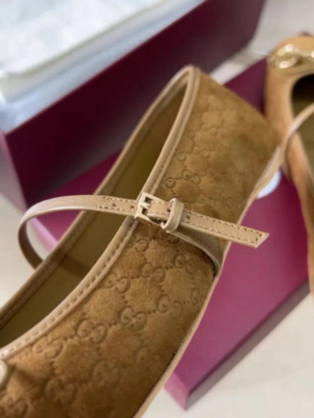 Gucci GG Monogram Mary Janes - Picture 6 of 8